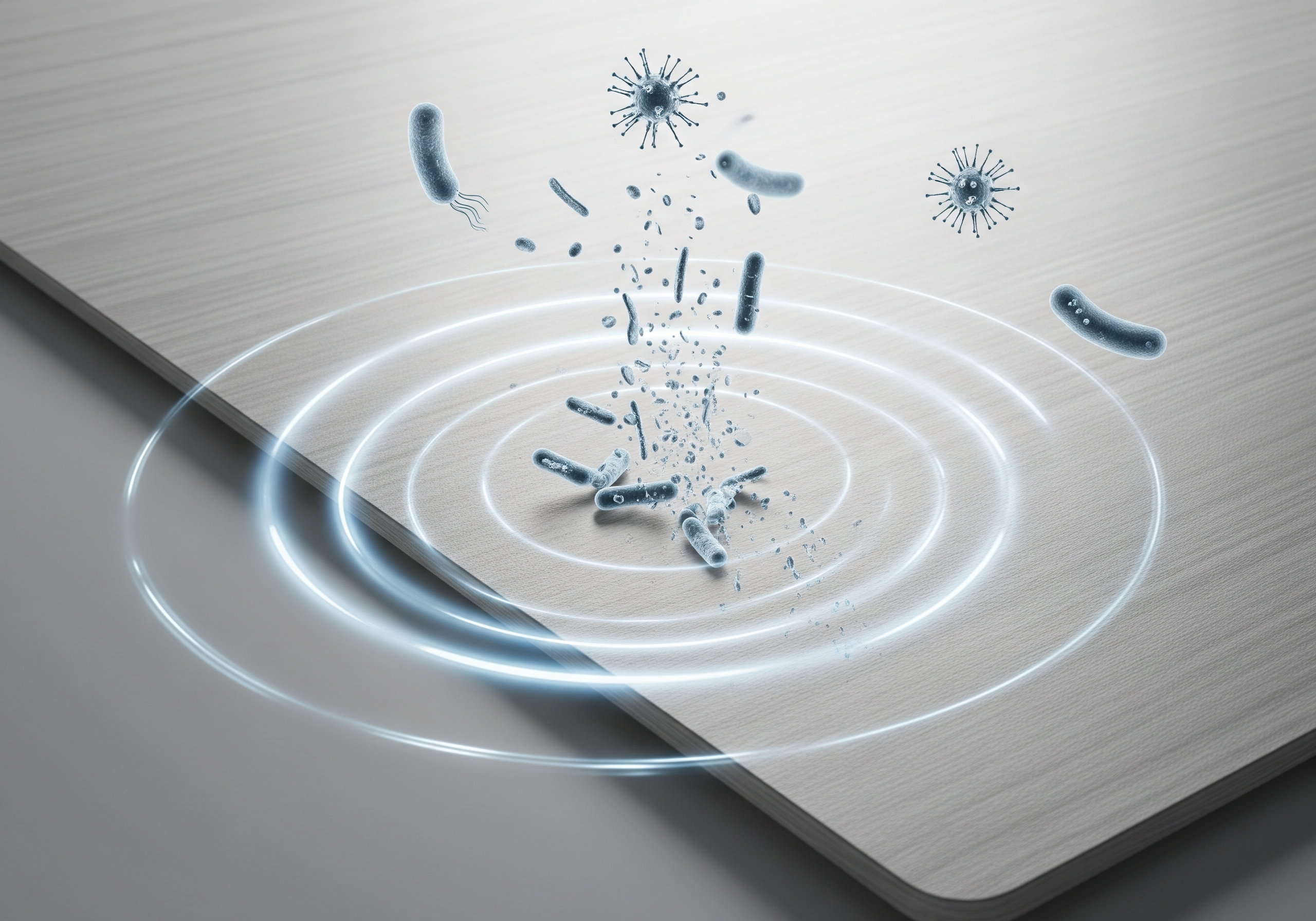 antibakteriální úprava laminátů